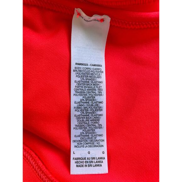 Nike Women’s Victory Dri-Fit Medium Support Sports Bra Orange Large Just Do It - Picture 6 of 7